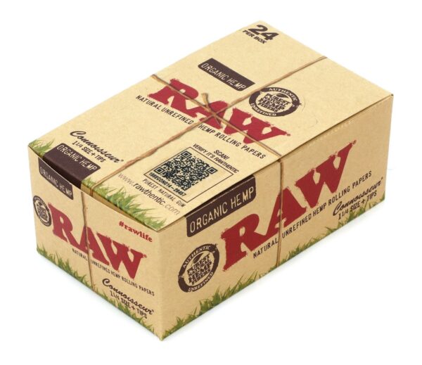 RAW 1 1/4 Organic Connoisseur Box/24 W/Tips - Image 2